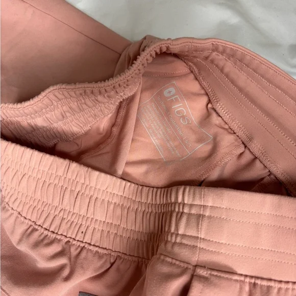 Figs Pink Sand Cordova Flare Scrub Pants - Picture 9 of 9